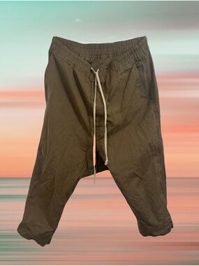 DRKSHDW by Rick Owens Caramel Drawstring Trousers – Size L (DU17F2373-CA)